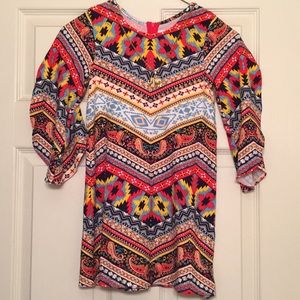 Darling Aztec Print Dress